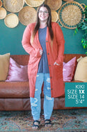 Autumn Layering Cardigan, Pumpkin Spice