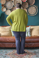 Curvy Comfy Work Pant, Grey