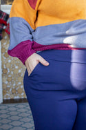 Curvy Comfy Work Pant, Navy