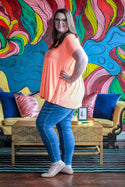 Basic Butter Babydoll, Neon Orange