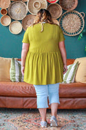 Basic Butter Babydoll, Deep Yellow