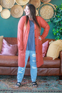 Autumn Layering Cardigan, Pumpkin Spice