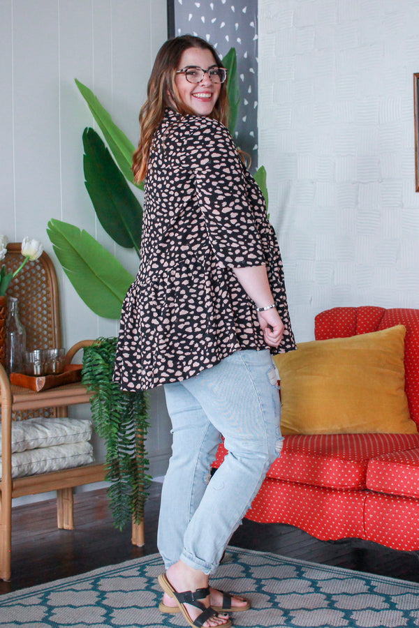 Darcy Dotted Blouse