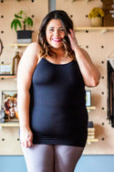 Basic Curvig Cami, Black