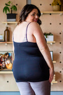 Basic Curvig Cami, Black