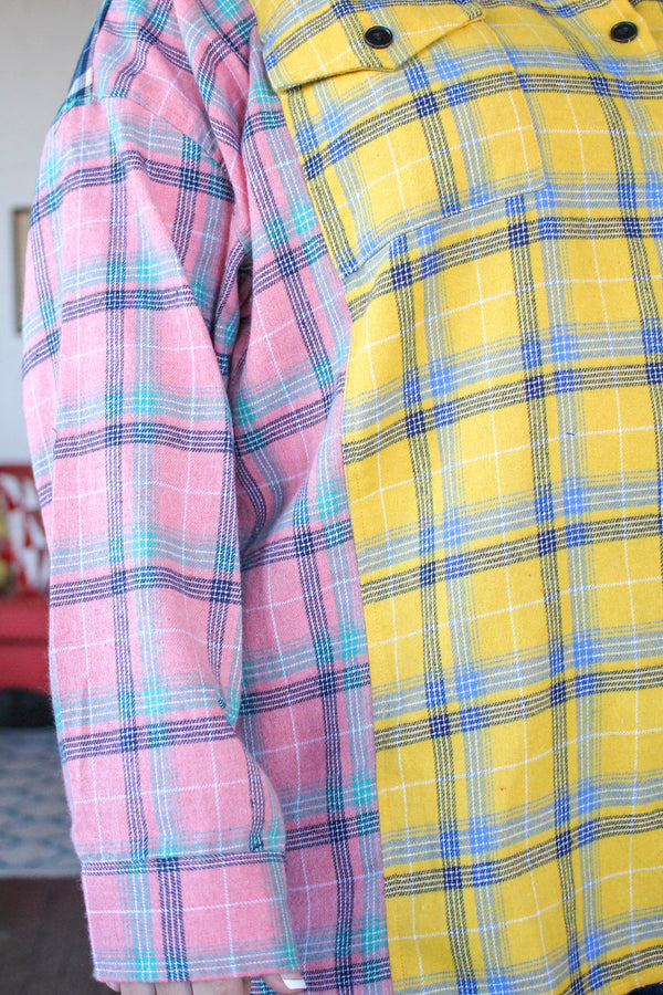 Color Blocked Fun Flannel