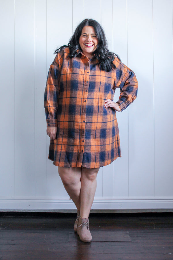 Addison Flannel Dress