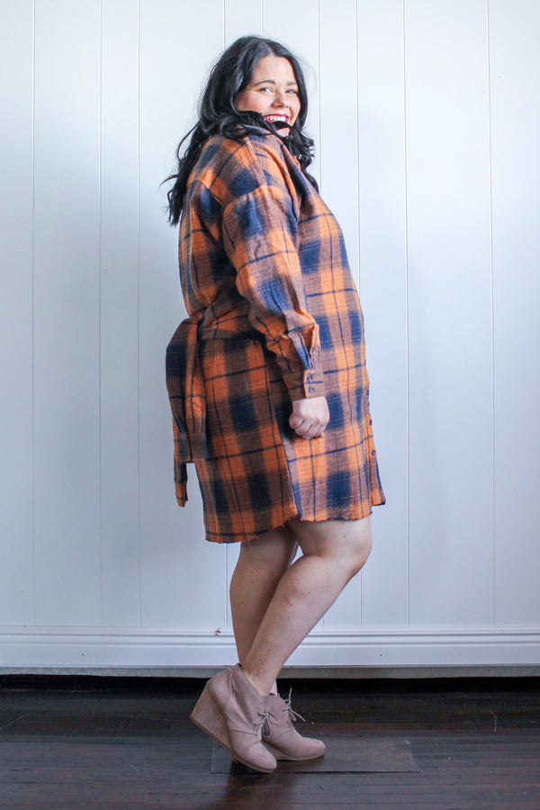 Addison Flannel Dress